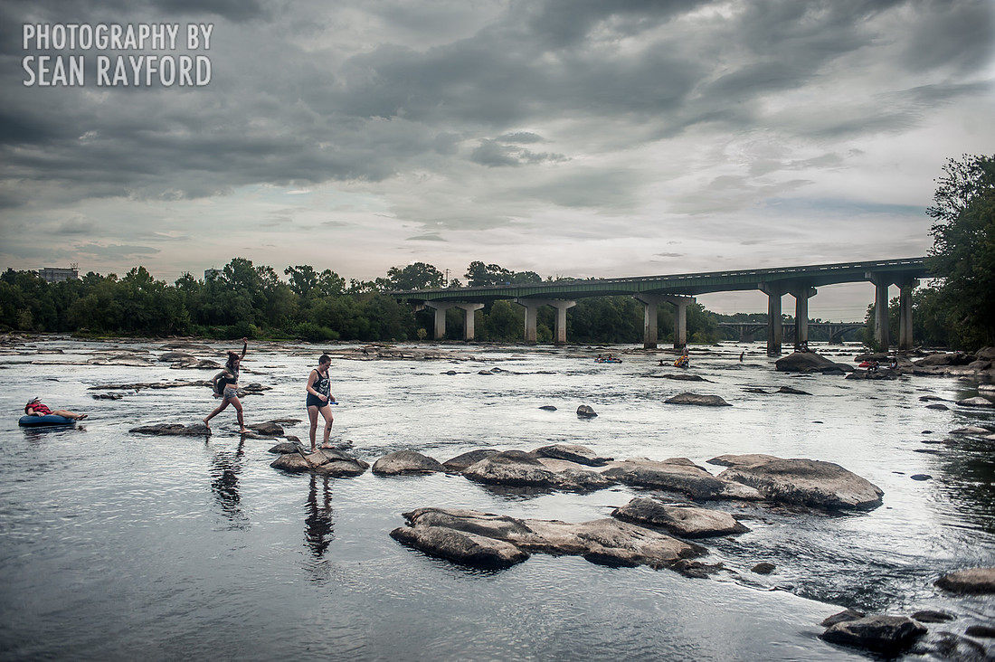 Saluda River on Labor Day in Columbia, SC by South Carolina Photographer Sean rayford