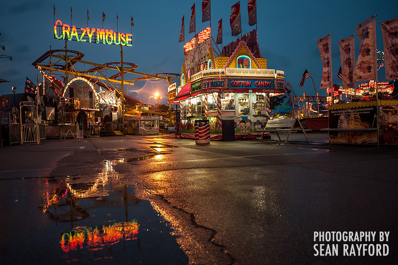 South Carolina State Fair Photos - Rainy Night