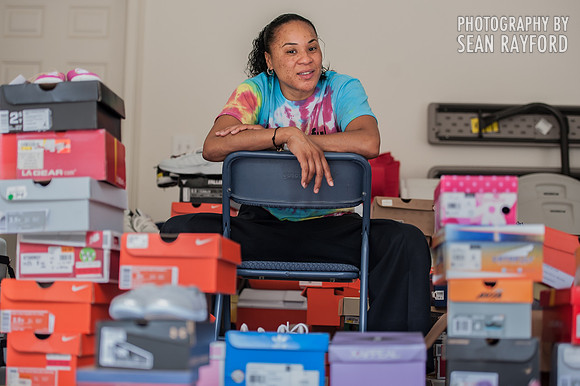 Basketball coach Dawn Staley
