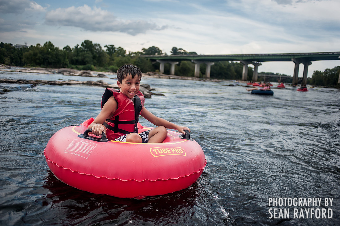 Saluda River on Labor Day in Columbia, SC by South Carolina Photographer Sean rayford