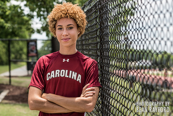South Carolina High jumper Jeannelle Scheper