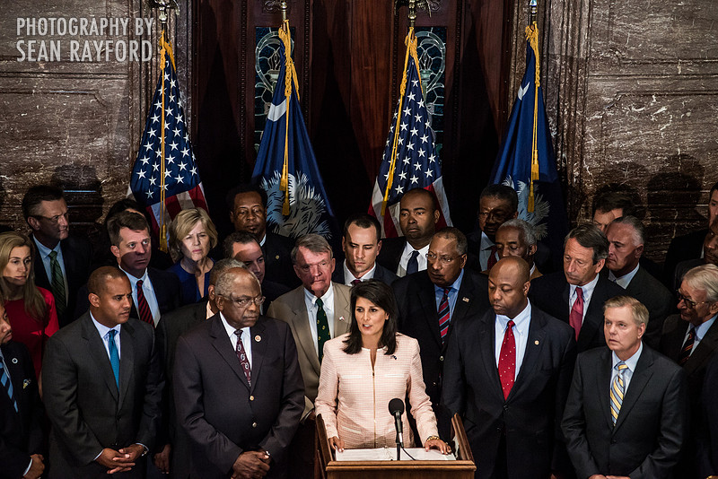 Confederate Flag Press Conference - Nikki Haley - SC