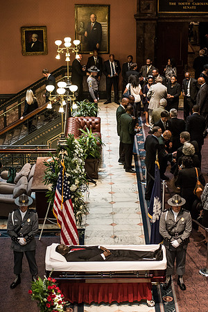Clementa Pinckney viewing Columbia SC