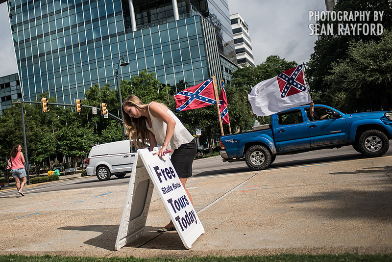 Confederate flag in Columbia SC - June 27 2015
