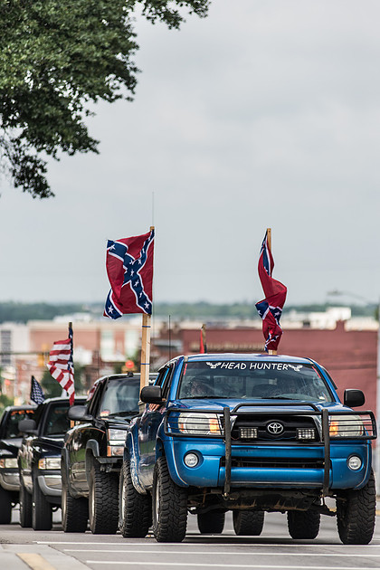 Confederate flag in Columbia SC - June 27 2015