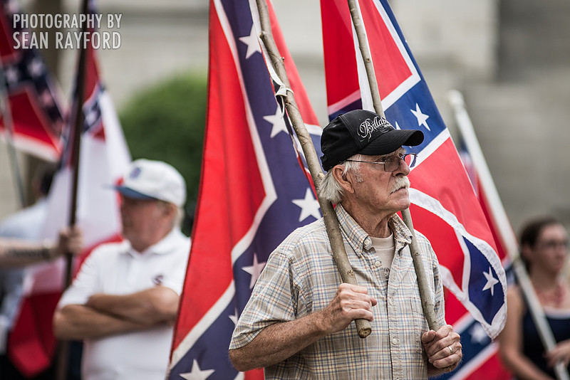 Confederate flag in Columbia SC - June 27 2015