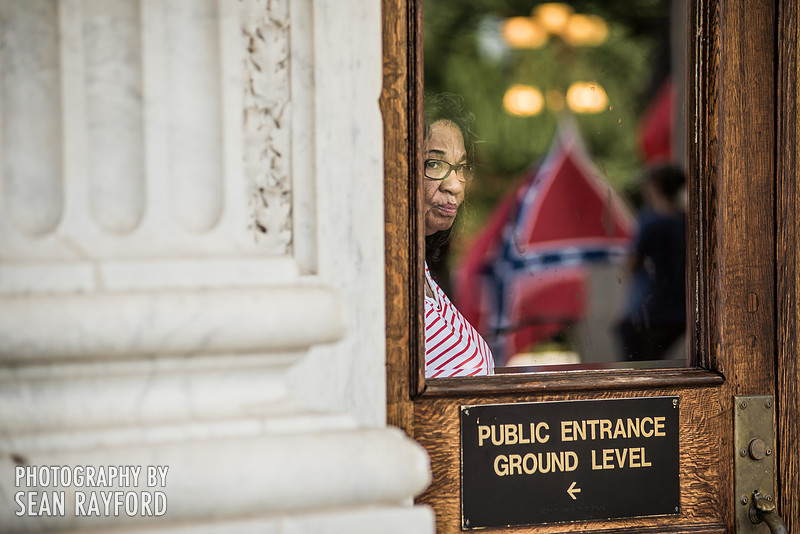 Confederate flag in Columbia SC - June 27 2015