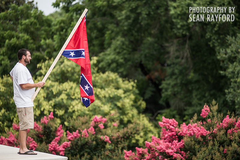Confederate flag in Columbia SC - June 27 2015