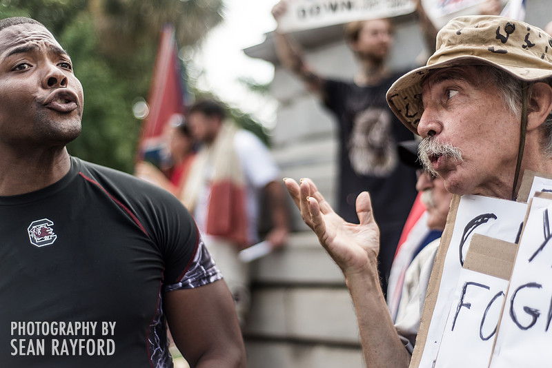 Confederate flag in Columbia SC - June 27 2015