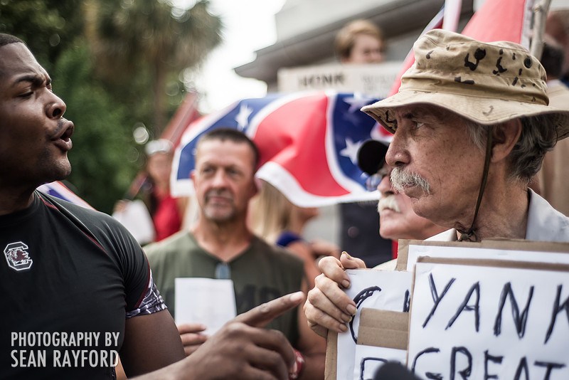 Confederate flag in Columbia SC - June 27 2015