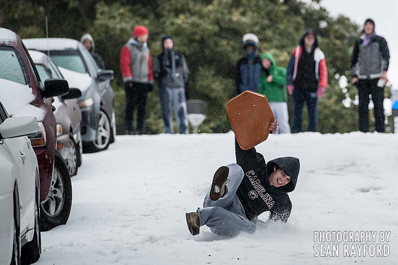 Winter storm in Columbia SC - Feb 2014