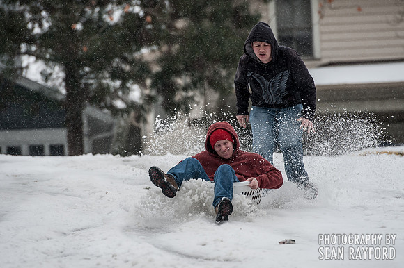 Winter storm in Columbia SC - Feb 2014