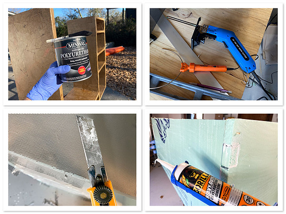 foamie furniture vanlife build toolls
