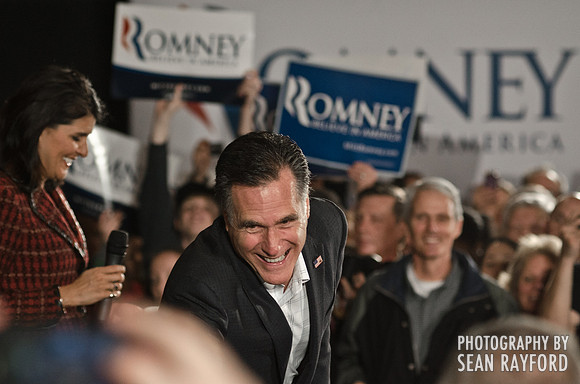 Mitt Romney and Nikki Haley