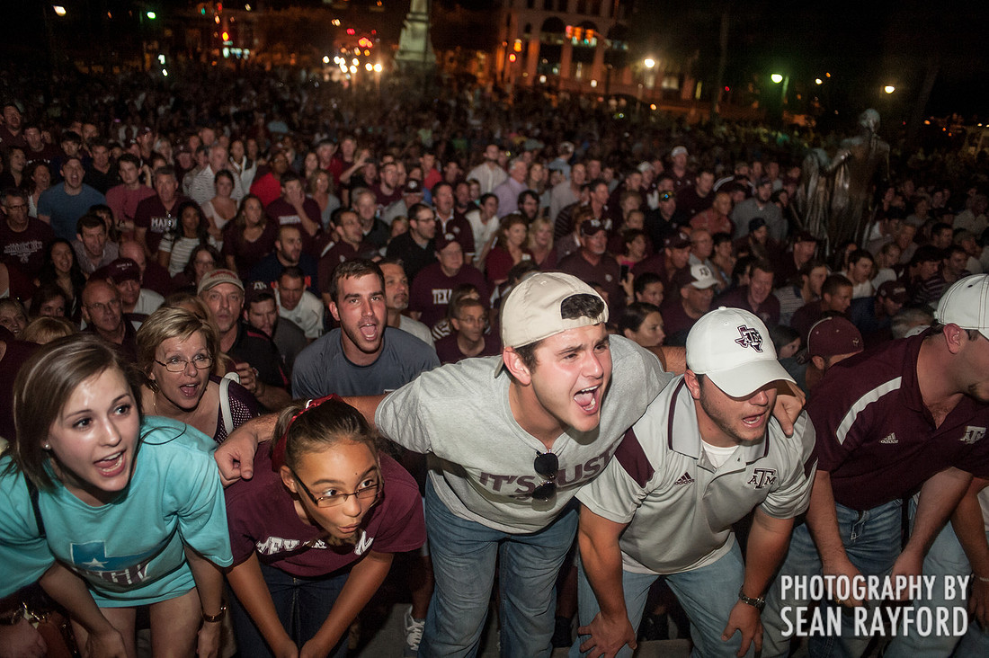 Texas A&M Pep Rally vs. South Carolina in Columbia, SC. 8