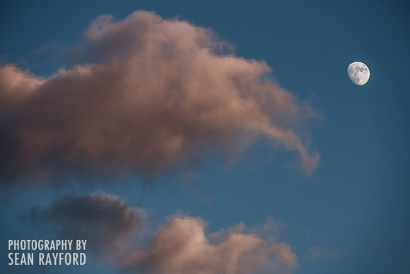 Moon at Sunset