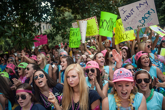 Sorority Bid Day - University of South Carolina - 2013