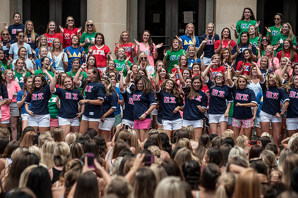 Sorority Bid Day - University of South Carolina - 2013