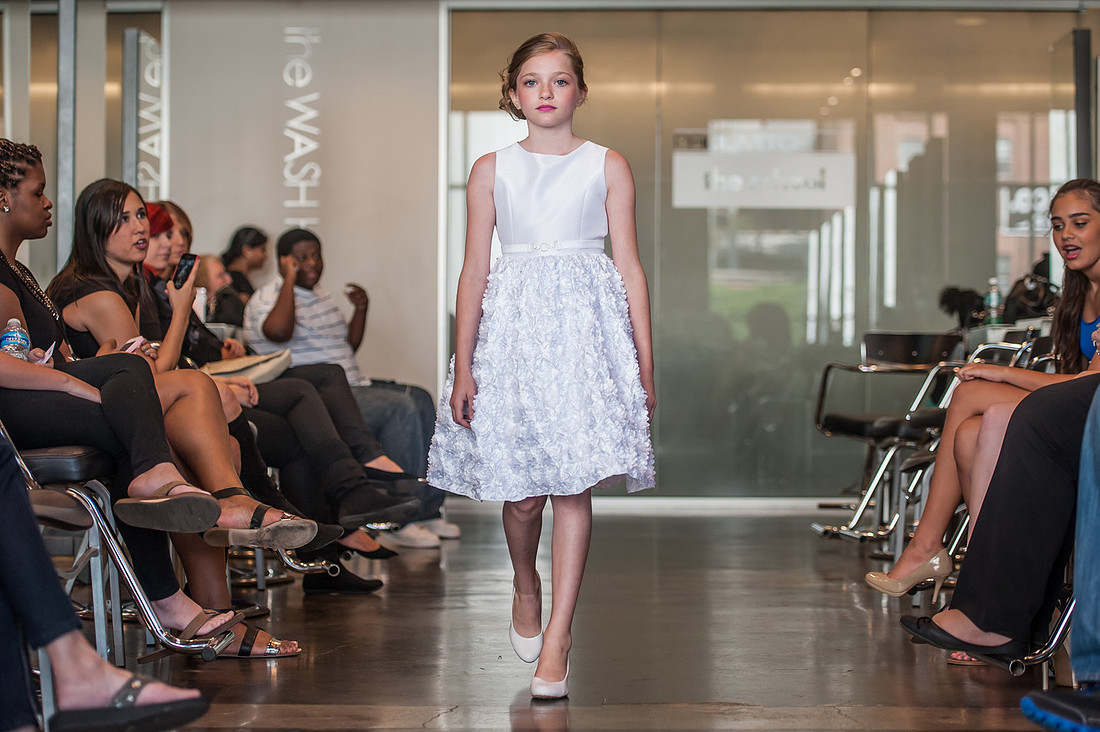 Kids at Columbia Fashion Week