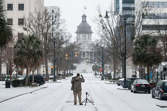 Winter storm in Columbia SC - Feb 2014