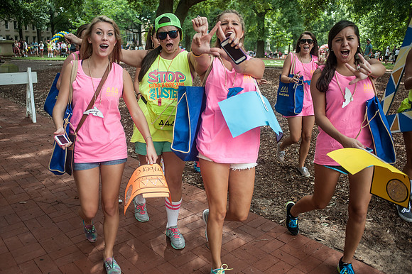 Sorority Bid Day - University of South Carolina - 2013