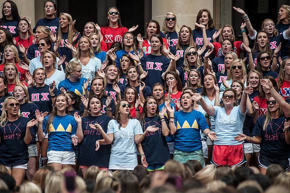 Sorority Bid Day - University of South Carolina - 2013