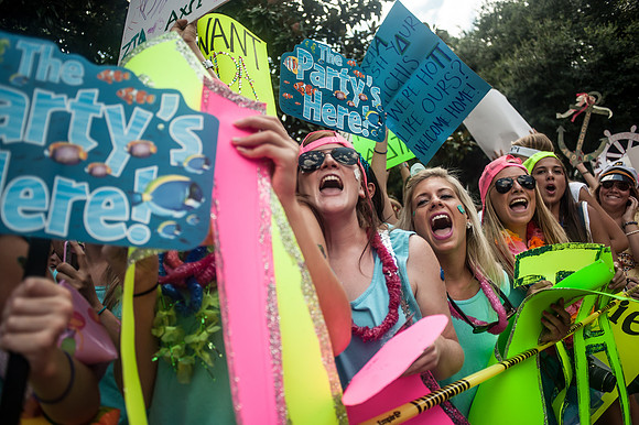 Sorority Bid Day - University of South Carolina - 2013