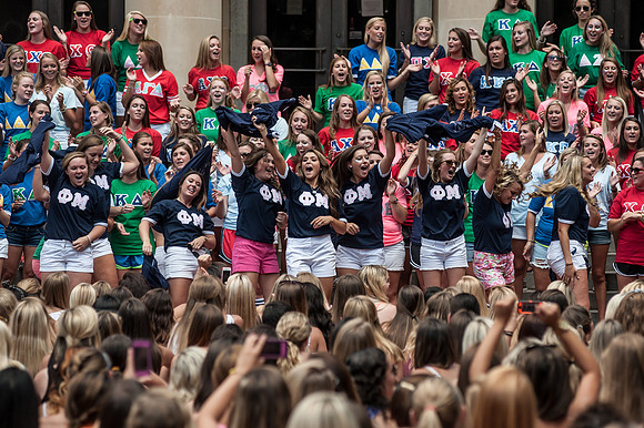 Sorority Bid Day - University of South Carolina - 2013
