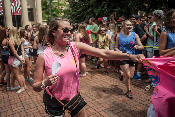 Sorority Bid Day - University of South Carolina - 2013