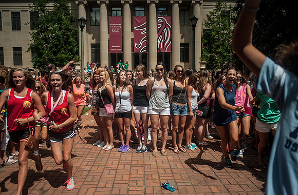 Sorority Bid Day - University of South Carolina - 2013