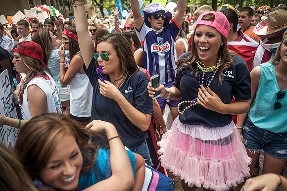 Sorority Bid Day - University of South Carolina - 2013