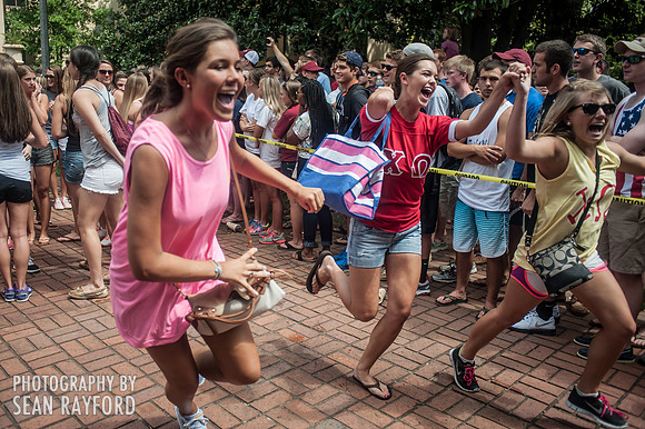 Sorority Bid Day - University of South Carolina - 2013