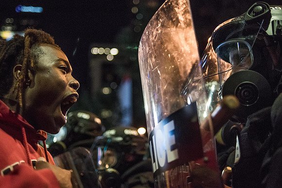 Protests break out in charlotte 44726
