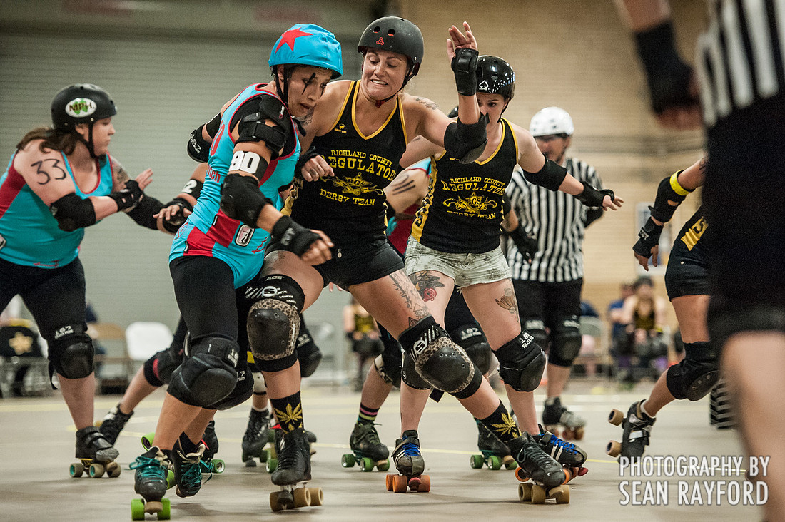 Roller Derby - Richland County Regulators by South Carolina Photographer Sean Rayford