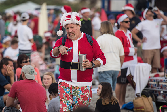 surfing santas by columbia sc photographer