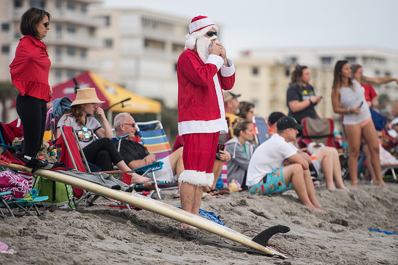 surfing santas by columbia sc photographer