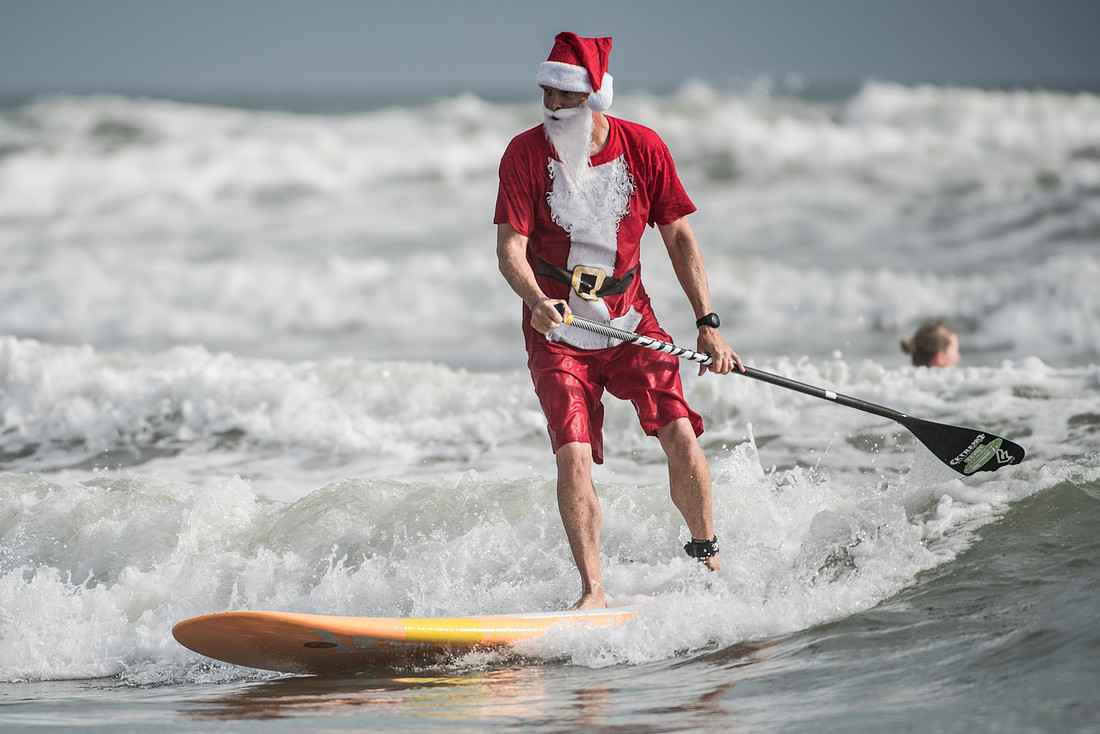 surfing santas by columbia sc photographer