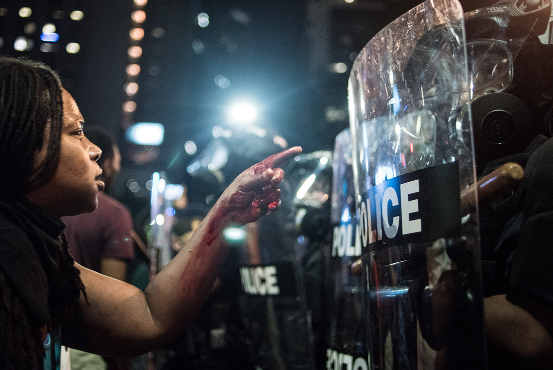 Protests break out in charlotte 43489