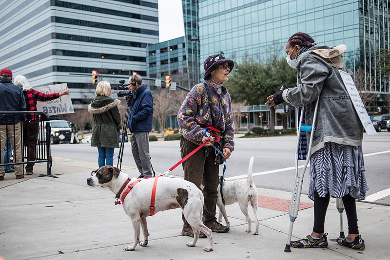 columbia Wells Fargo NoDAPL Protest Photos-5