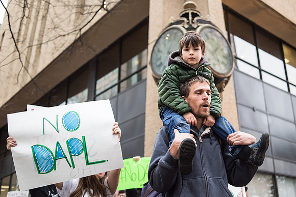 columbia Wells Fargo NoDAPL Protest Photos-13