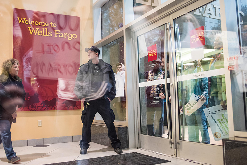 columbia Wells Fargo NoDAPL Protest Photos-19