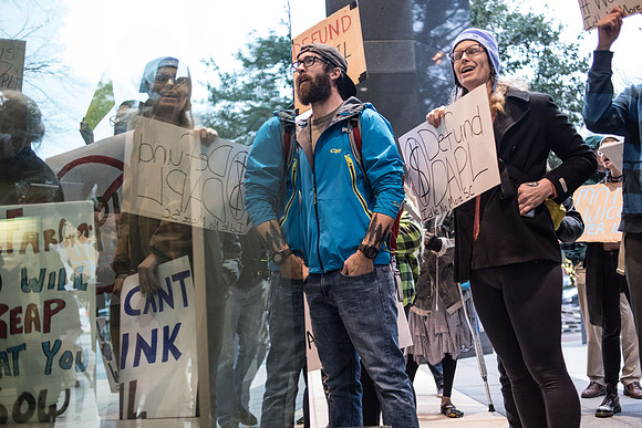 columbia Wells Fargo NoDAPL Protest Photos-22