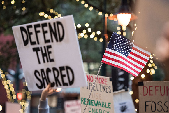 columbia Wells Fargo NoDAPL Protest Photos-25