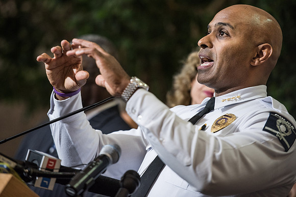Charlotte Mayor Jennifer Roberts And Police Chief Hold News Conference On Protests Following Recent Police Shooting  46460