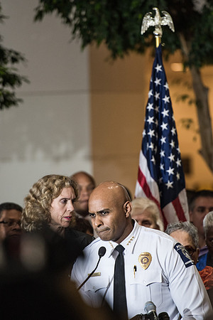 Charlotte Mayor Jennifer Roberts And Police Chief Hold News Conference On Protests Following Recent Police Shooting  46477