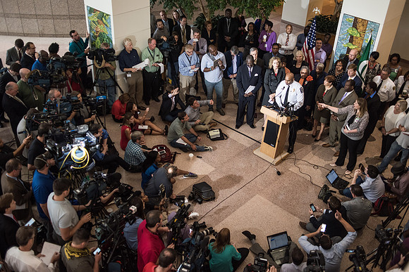 Charlotte Mayor Jennifer Roberts And Police Chief Hold News Conference On Protests Following Recent Police Shooting  46539