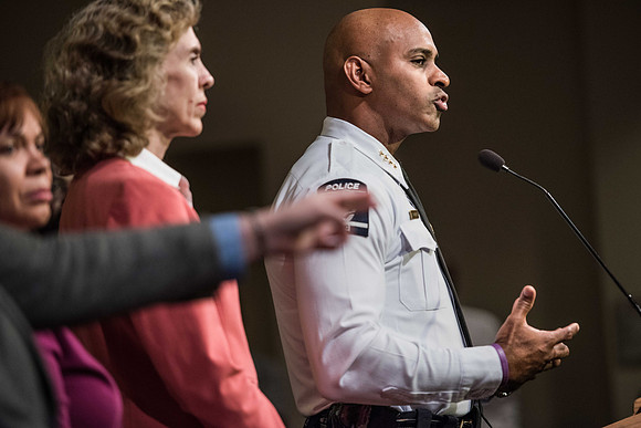 Charlotte Mayor Jennifer Roberts And Police Chief Hold News Conference On Protests Following Recent Police Shooting  49513