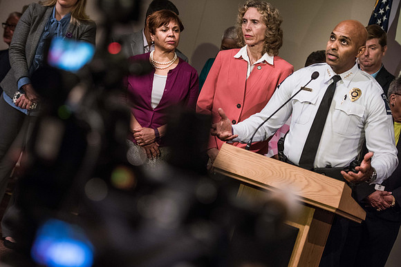 Charlotte Mayor Jennifer Roberts And Police Chief Hold News Conference On Protests Following Recent Police Shooting  49441