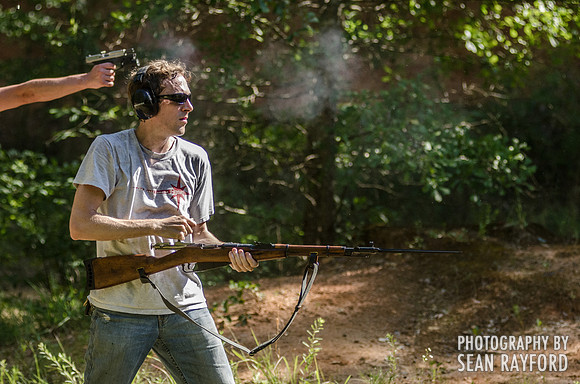Shooting guns with SC photojournalist Sean Rayford