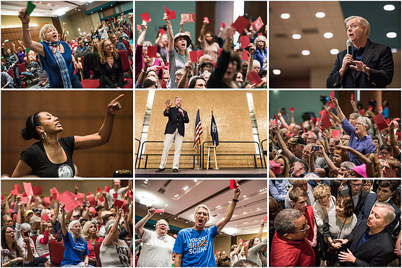 Photos: Lindsey Graham Town Hall -  Columbia SC